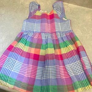 Girls BabyGap size 3 summer Plaid Dress